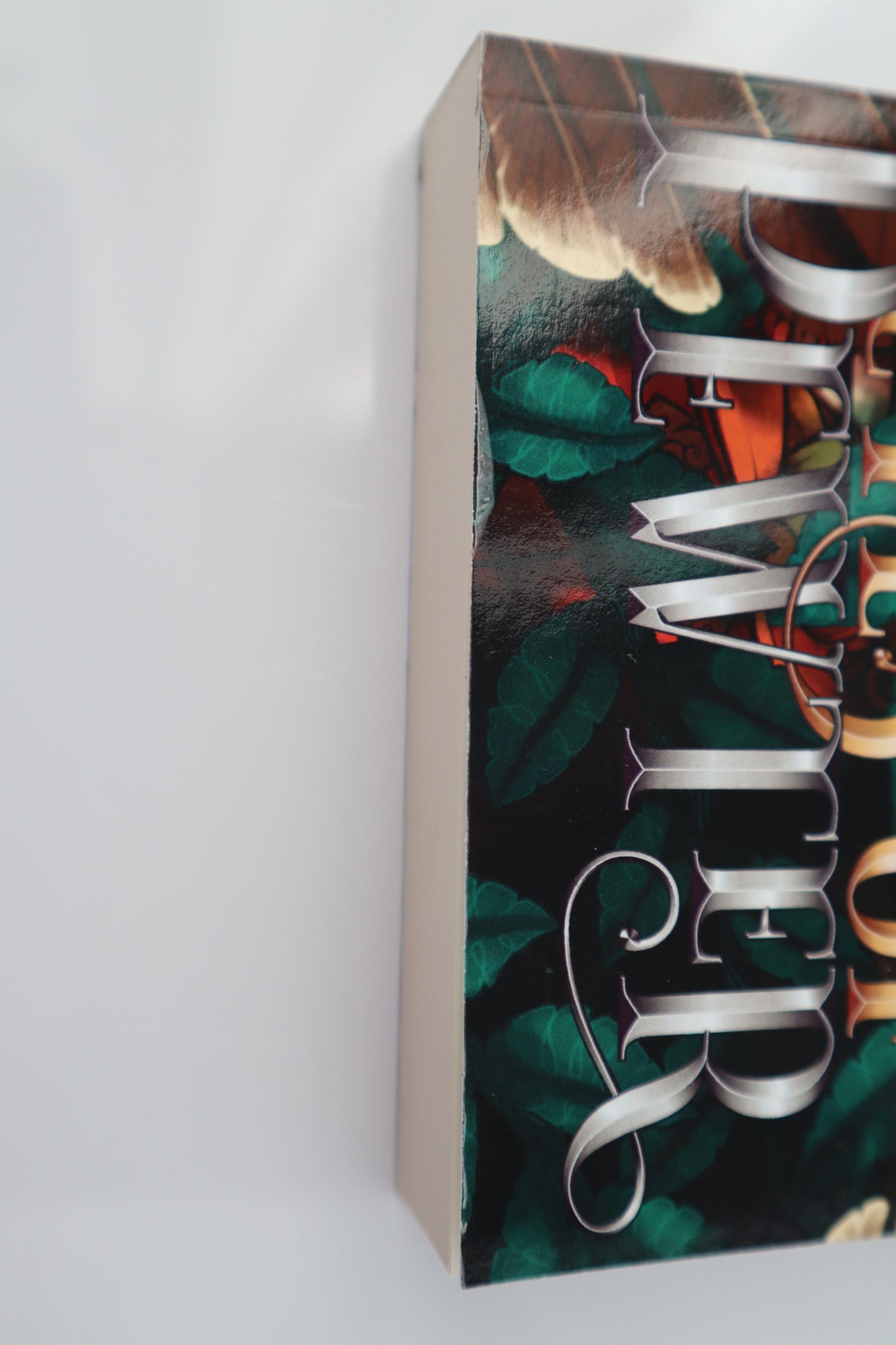 Picture of the book cover with some of the lamination of cover damaged.