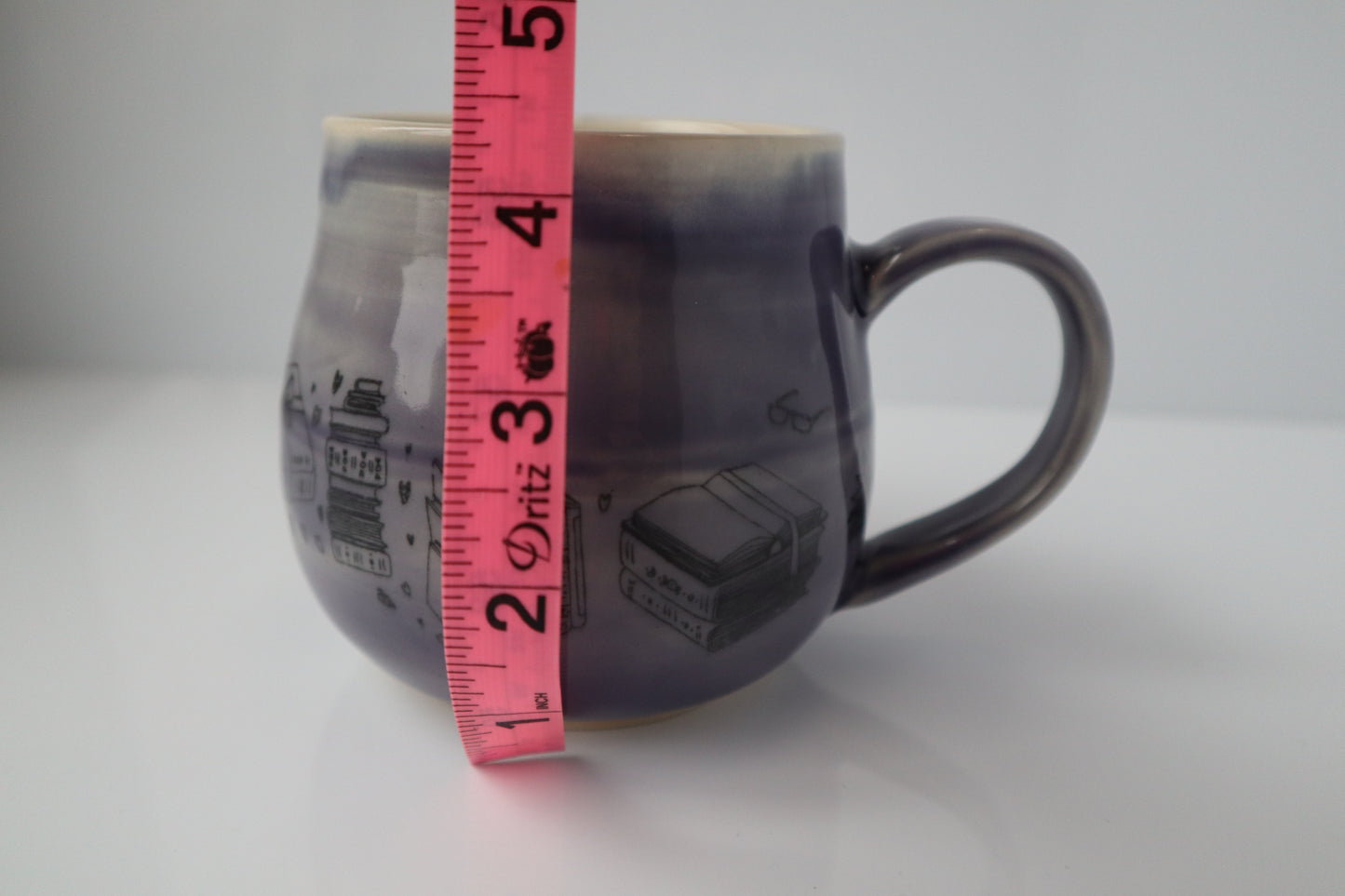 Purple Book Lover's Mug