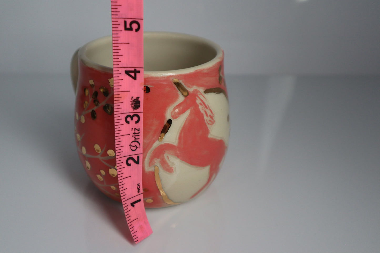 SECONDS Gold Unicorn Mug