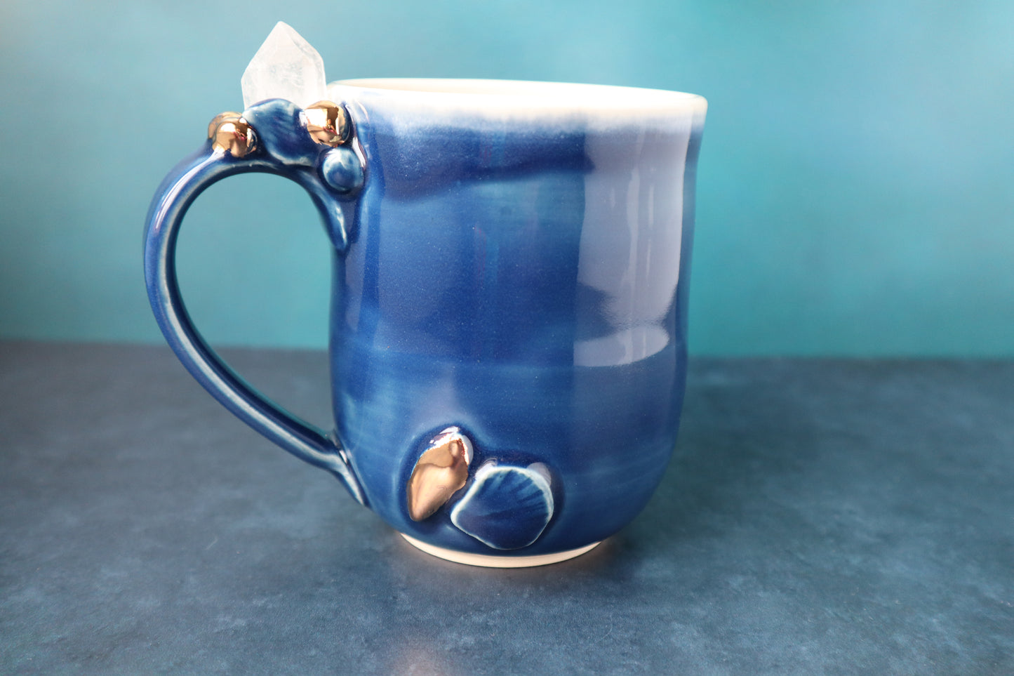 Mermaid Mug with Gold