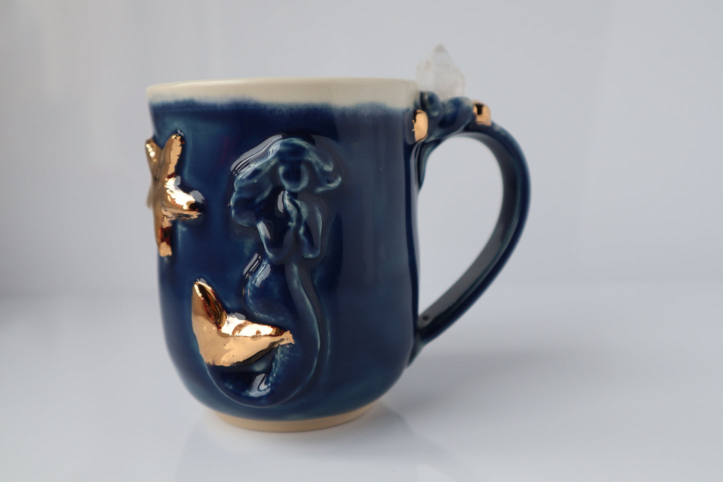 Mermaid Mug with Gold