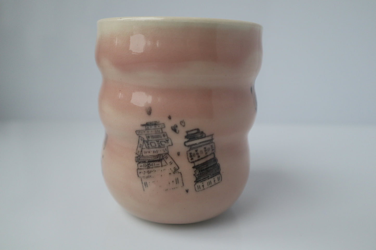 Pink Book Lovers Bump Cup