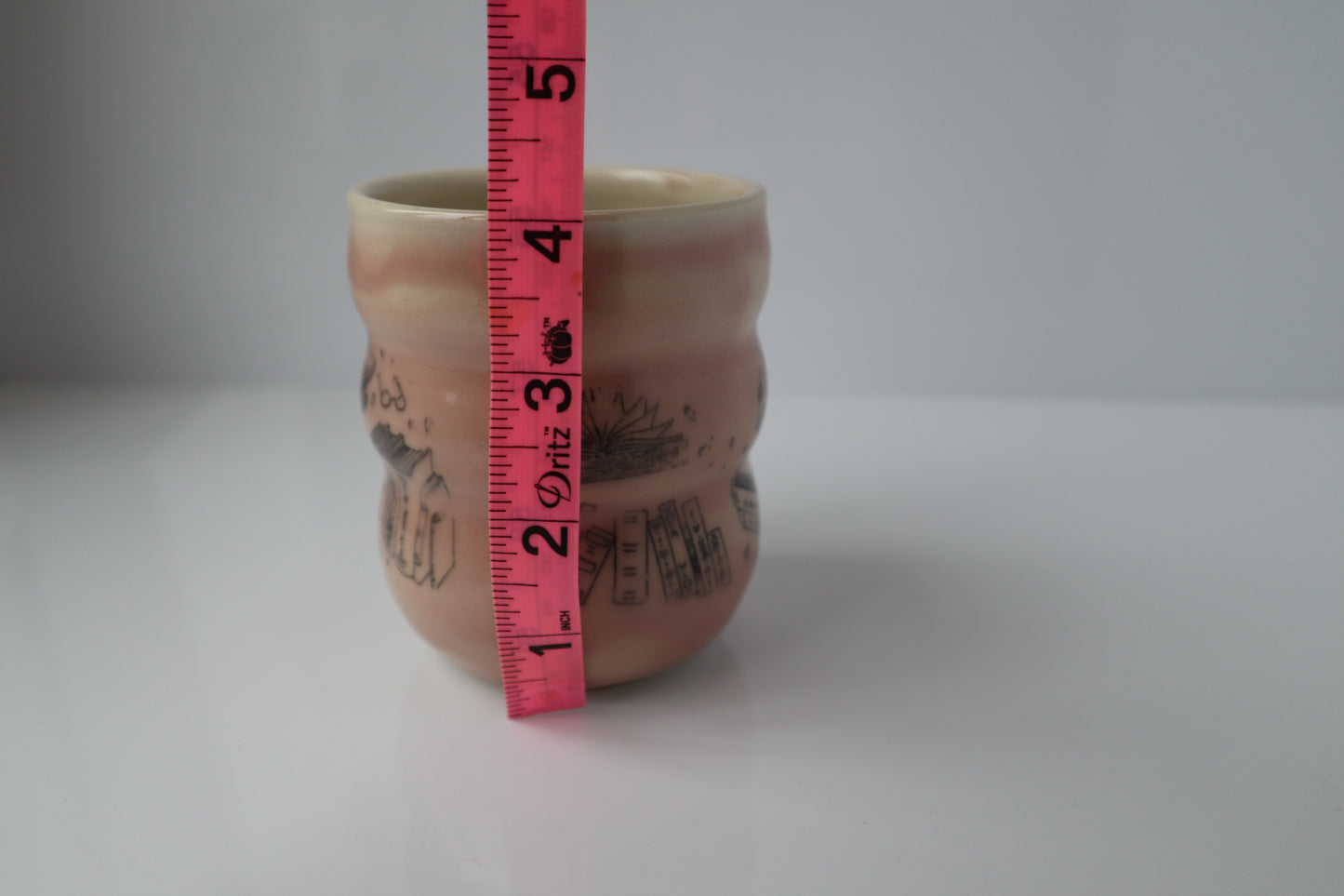 Pink Book Lovers Bump Cup