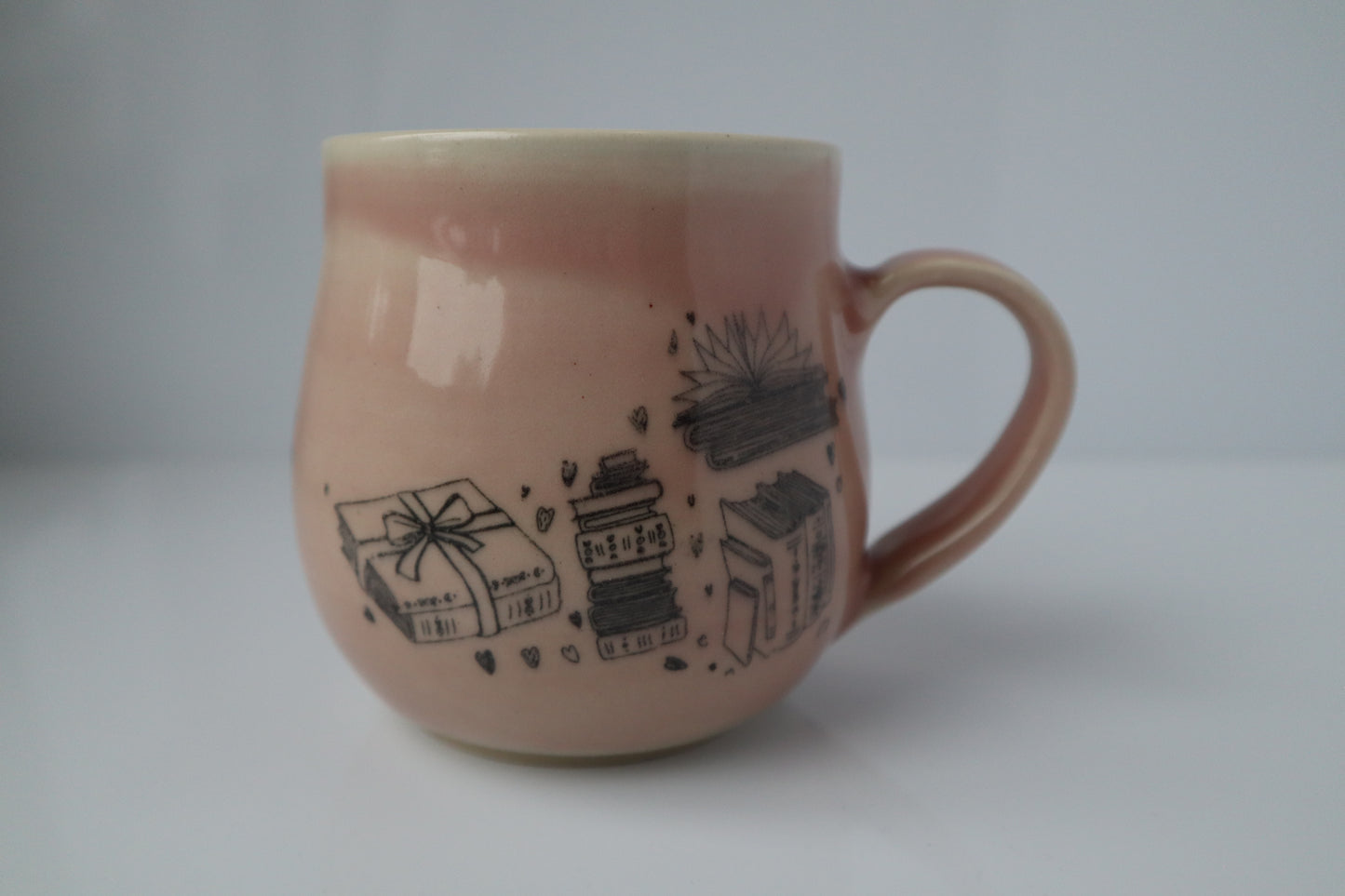 Pink Book Lover's Mug