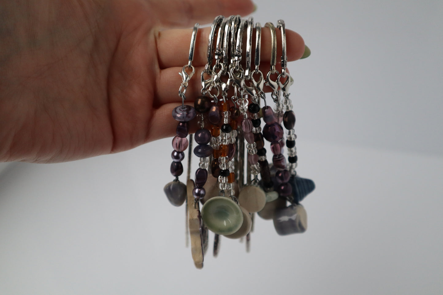 Book Marks With Pottery Charm