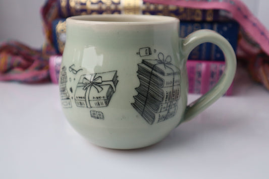 Green Book Lover's Mug